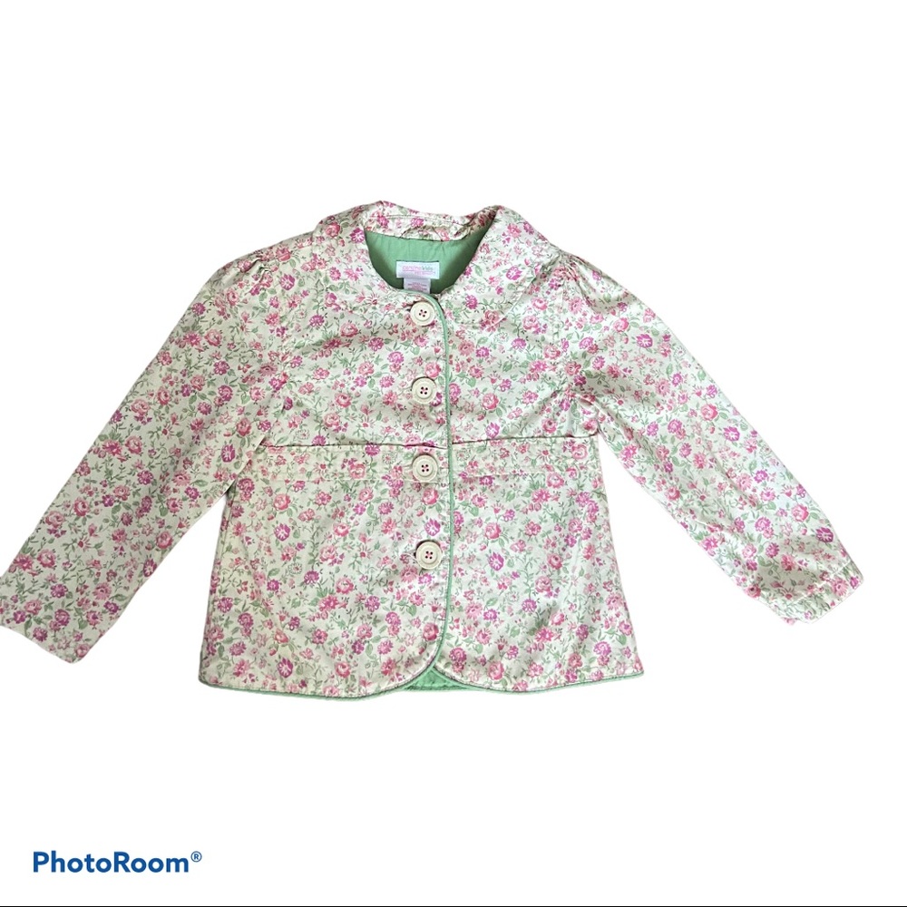 Oshkosh Timeless Classic Floral Button Jacket 3T